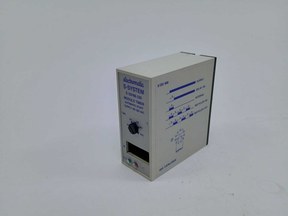 Electromatic S 120 166 230 Module Timer. Automatic start. Supply 195-265 VAC