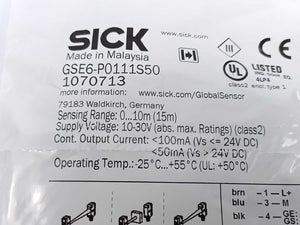 SICK 1070713 GSE6-P0111S50