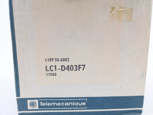 TELEMECANIQUE LC1-D403F7 Contactor 11003 with LX6-D401106