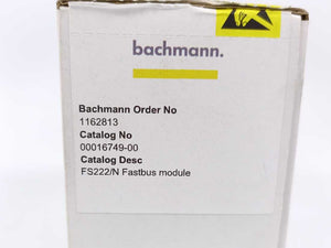 Bachmann electronic GmbH FS222/N FASTBUS Master Module +24V DC