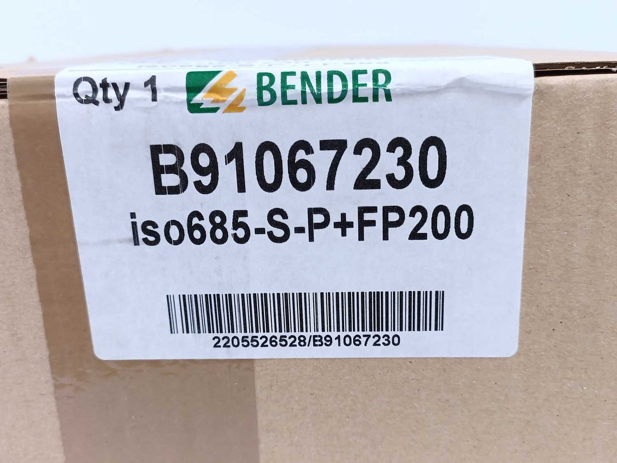 Bender  B91067230 iso685-S-P+FP200 Insulation Monitoring Device