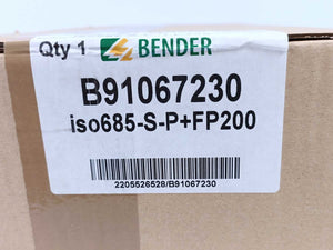 Bender  B91067230 iso685-S-P+FP200 Insulation Monitoring Device