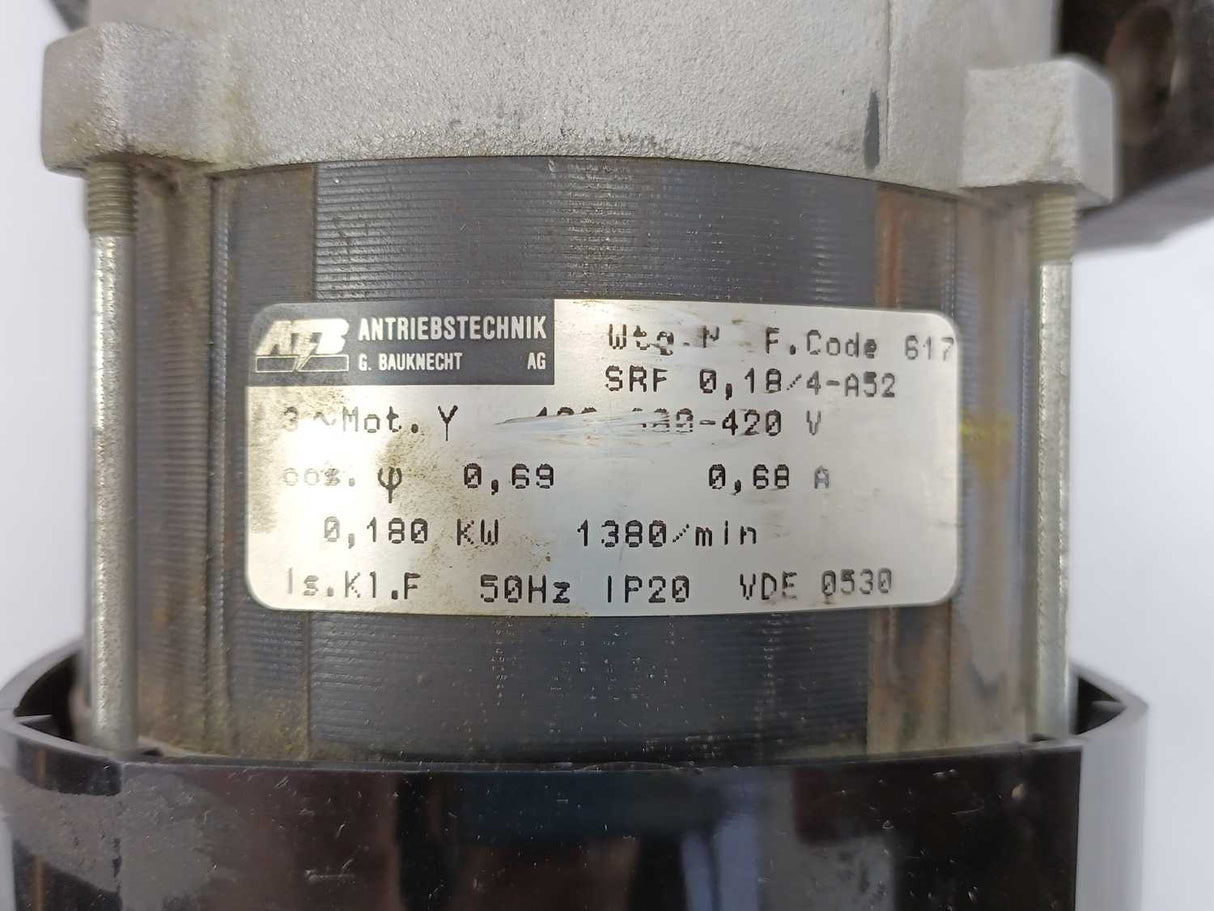 Besam SDC 173172, 180W, W: Antriebstechnik Motor, 0.68A, 1380/min, 0.180KW, 50Hz