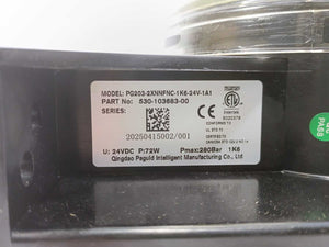 Paguld PG203-2XNNFNC-1K6-24V-1A1 Electric Lubrication Pump, 530-103683-00