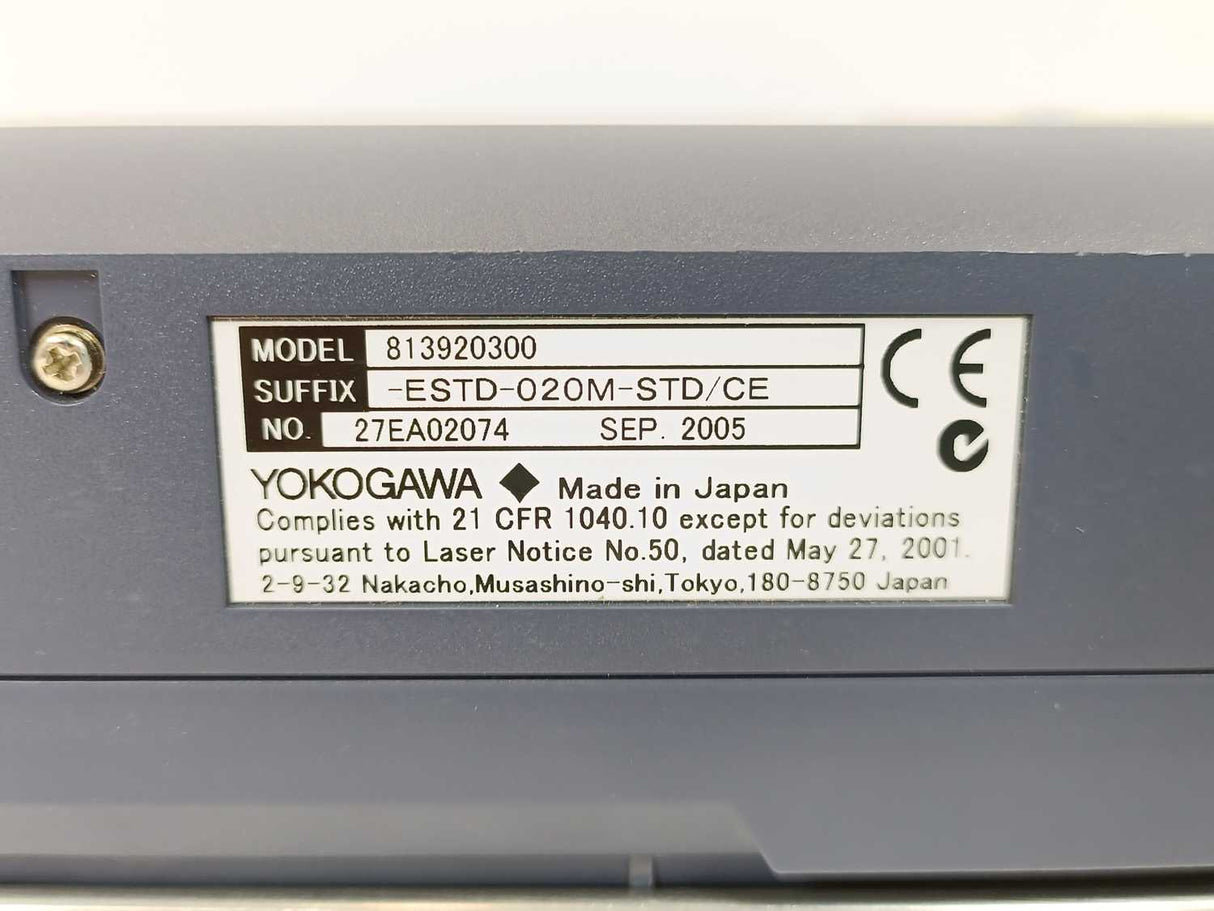 Yokogawa AQ7260 OTDR 813920300-ESTD-020M-STD/CE Optical timedomain reflectometer