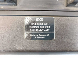 Siemens RXS X77 Fusion Splicer S46999-M7-A77 Fibreoptic fusion splicer