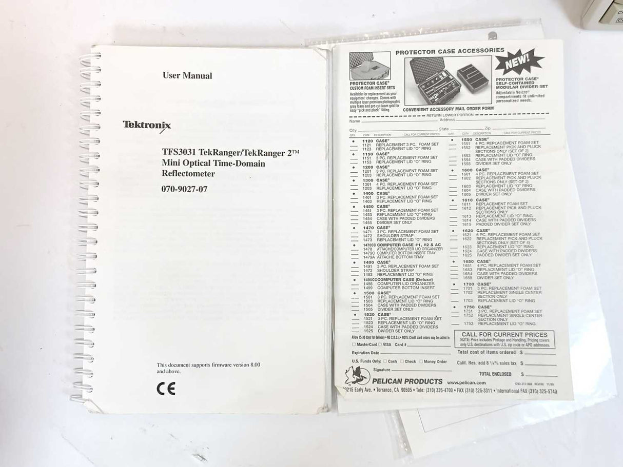 Tektronix TekRanger 2 TFS3031 Optical time-domain reflectometer kit
