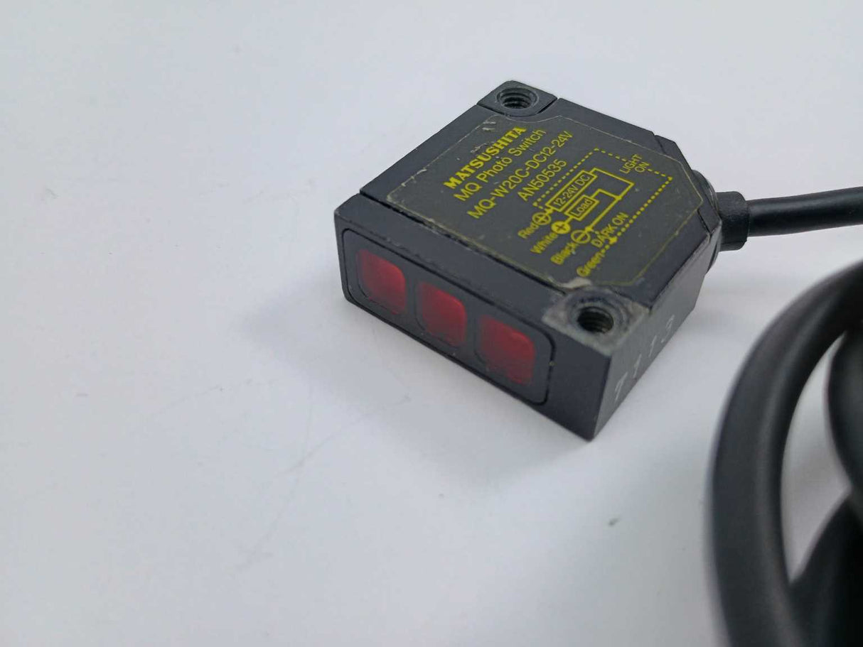 Matsushita  MQ-W20C-DC12-24V AN50535 MQ Photo Switch 2m