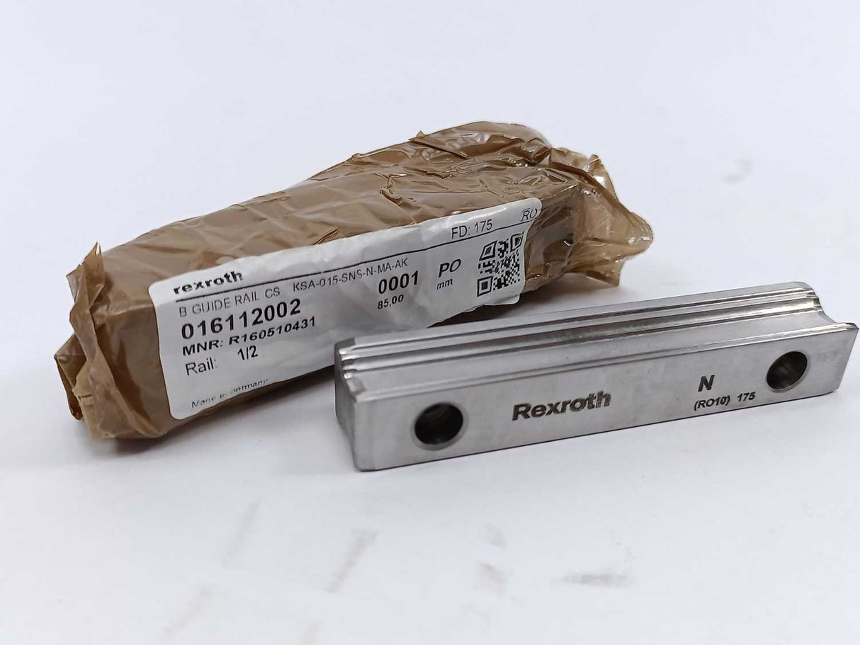 Rexroth R160510431 BALL GUIDE RAIL CARBON STEEL KSA-015-SNS-N-MA-AK 85mm.