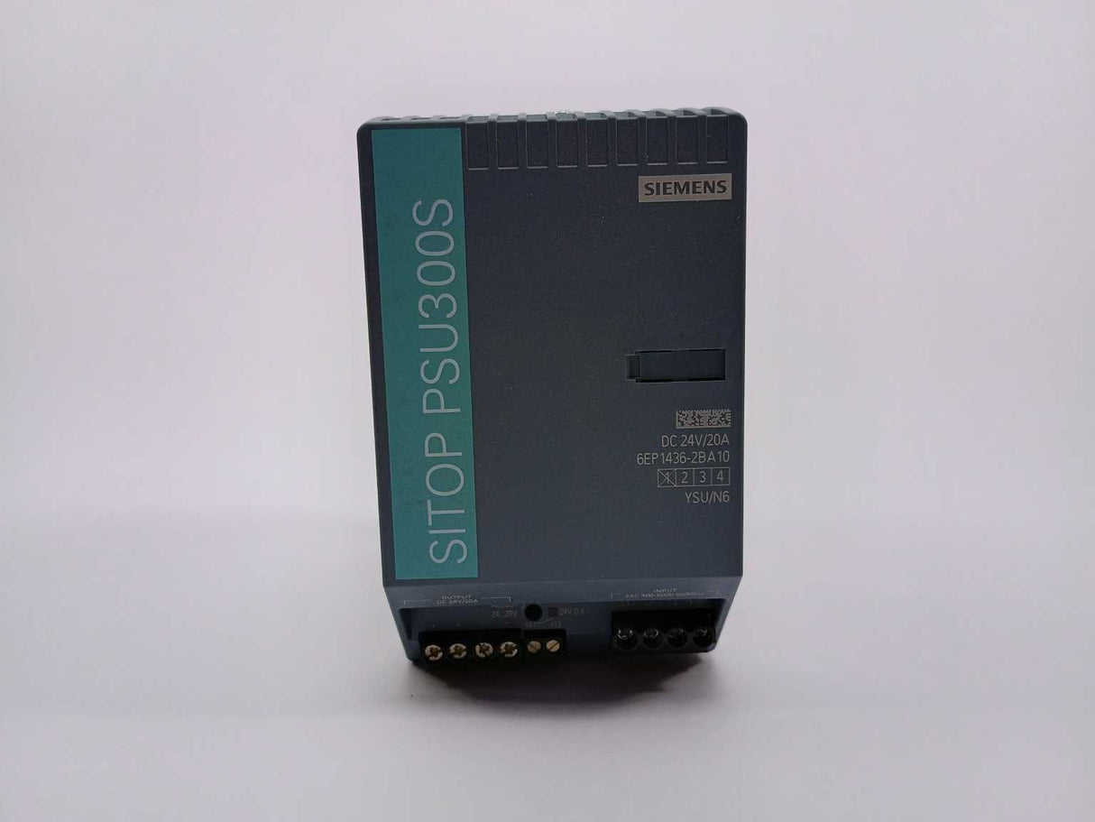 Siemens 6EP1436-2BA10 SITOP PSU300S 24V 20A Power Supply