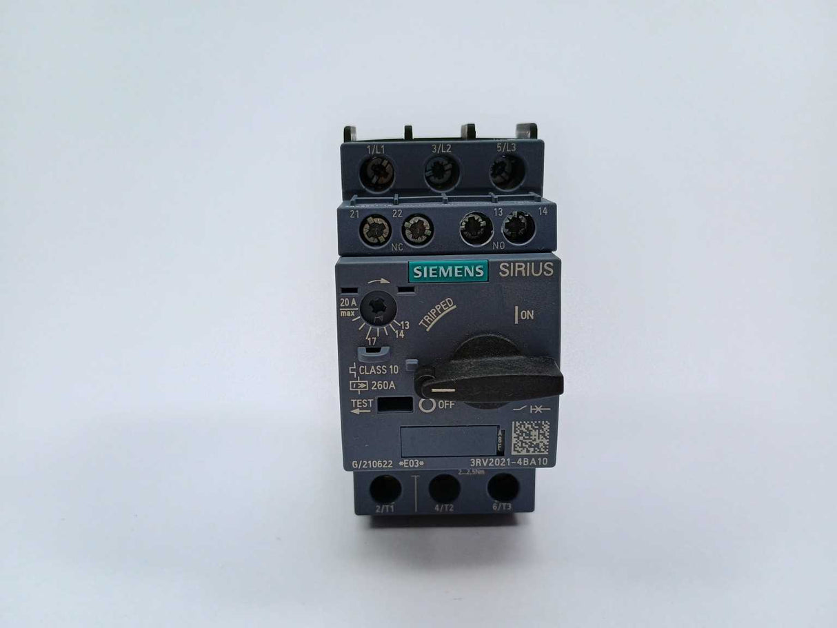 Siemens 3RV2021-4BA10 Circuit breaker