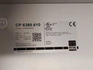 Rittal CP 6380.610 Aluminium Command Panel