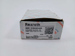 Rexroth R165381420 Ball Runner Block Carbon Steel KWD-020-FLS-C1-N-1
