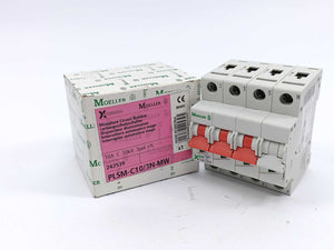 MOELLER 242539 PLSM-C10/3N-MW Miniature Circuit Breaker