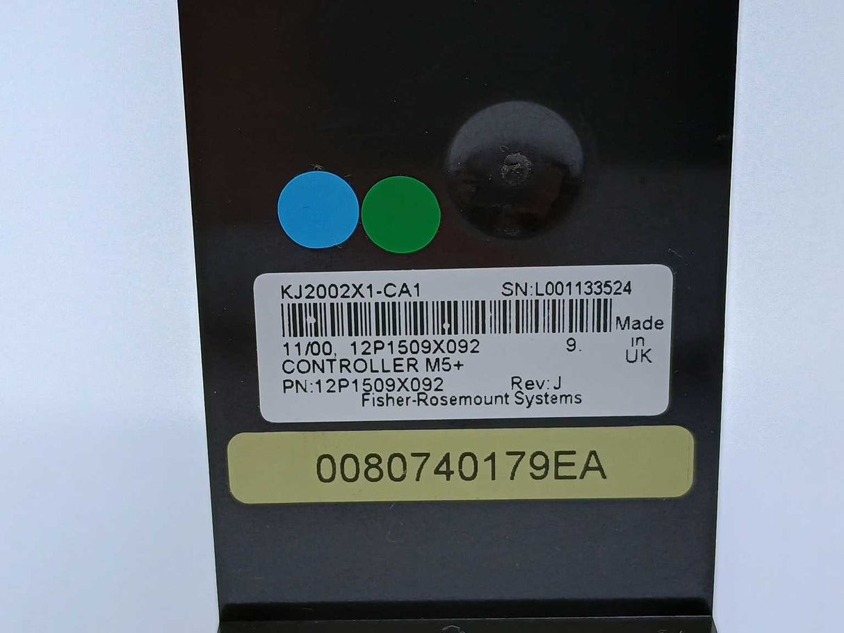 Fisher-Rosemount Systems 12P1509X092 KJ2002X1-CA1 Controller M+