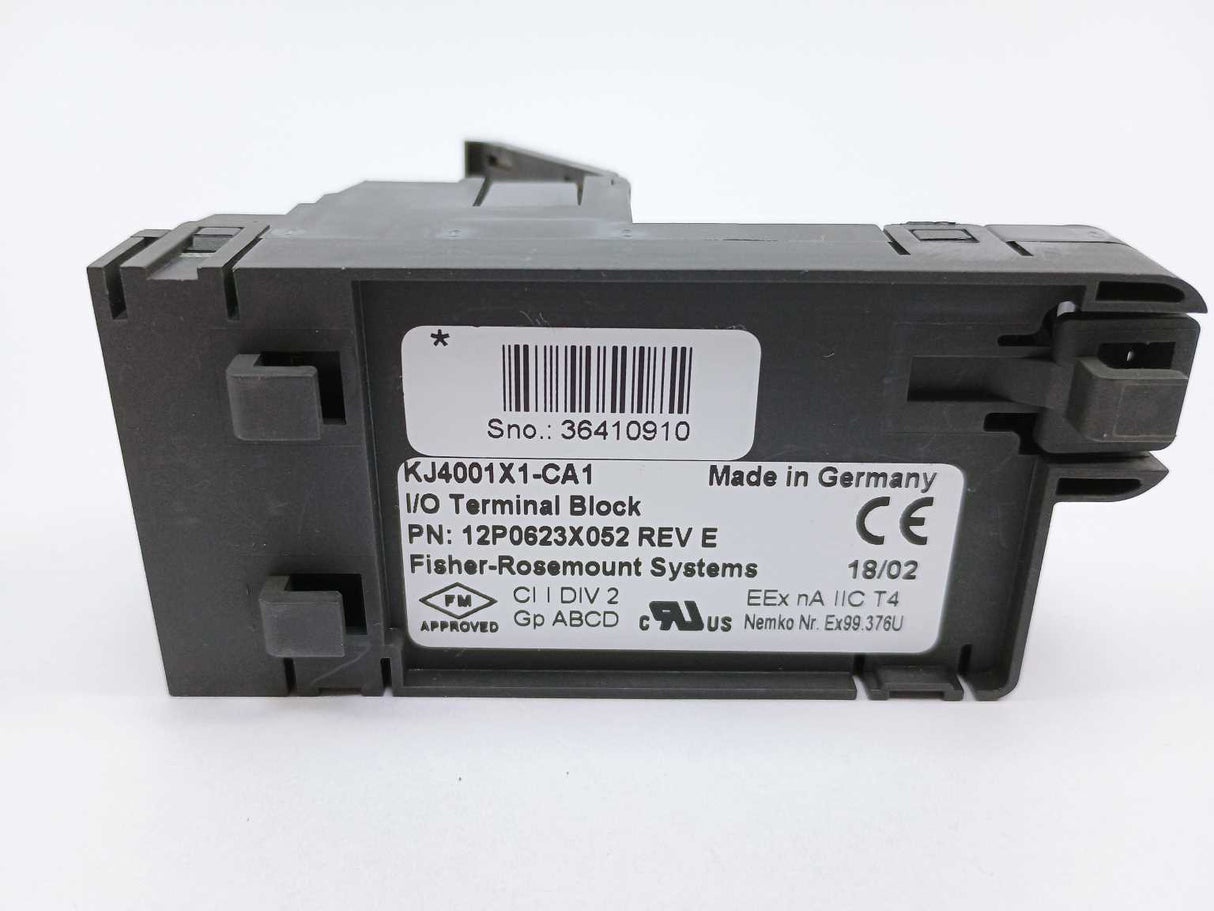 Fisher-Rosemount Systems 12P0623X052 KJ4001X1-CA1 I/O terminal block