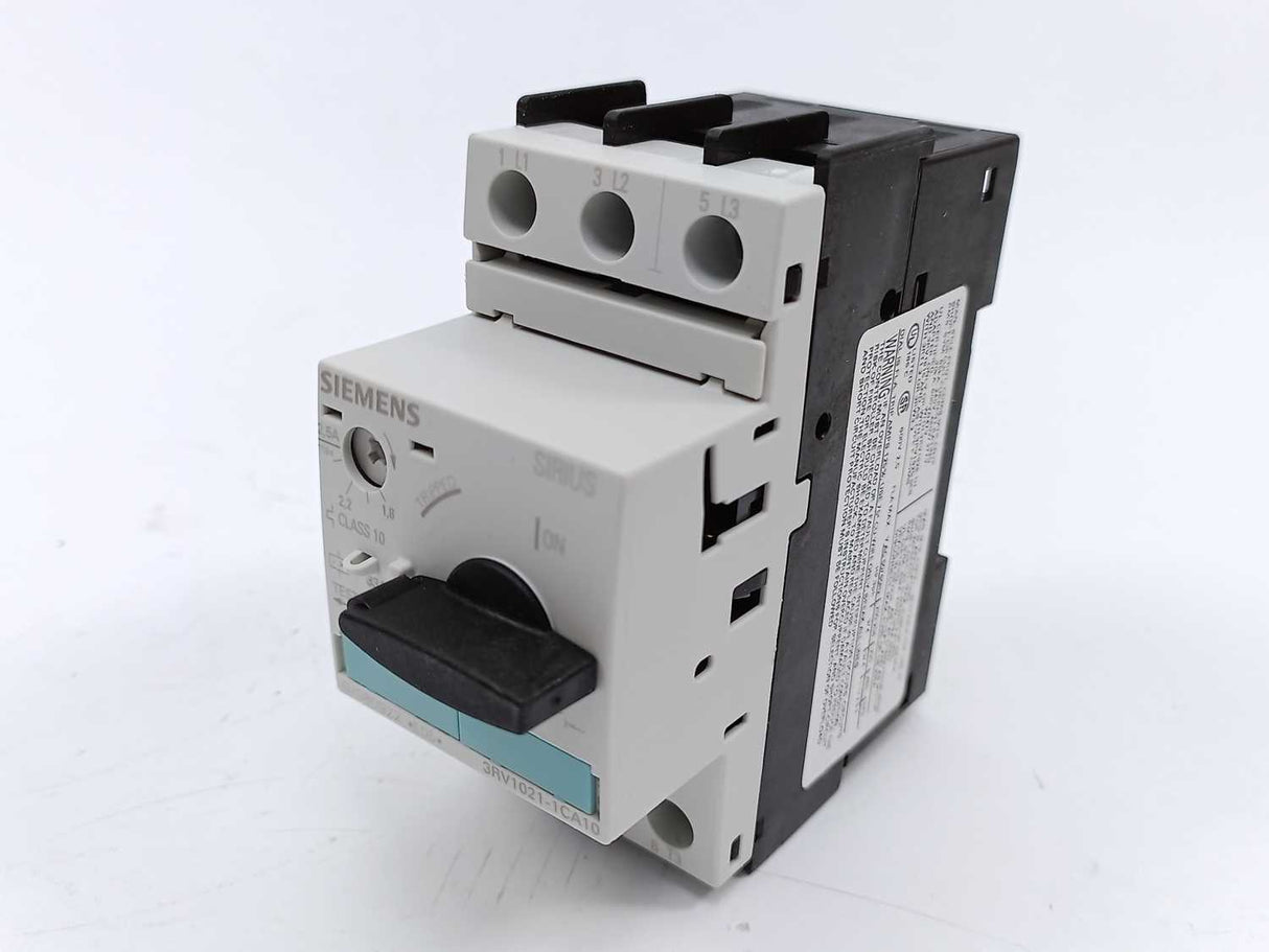 Siemens 3RV1021-1CA10 Circuit Breaker