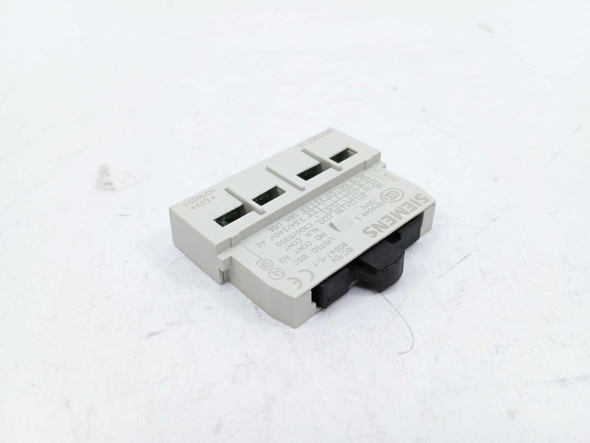 Siemens 3RV1901-1F Auxiliary contact block 4pcs
