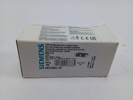 Siemens 3RV1901-1F Auxiliary contact block 4pcs