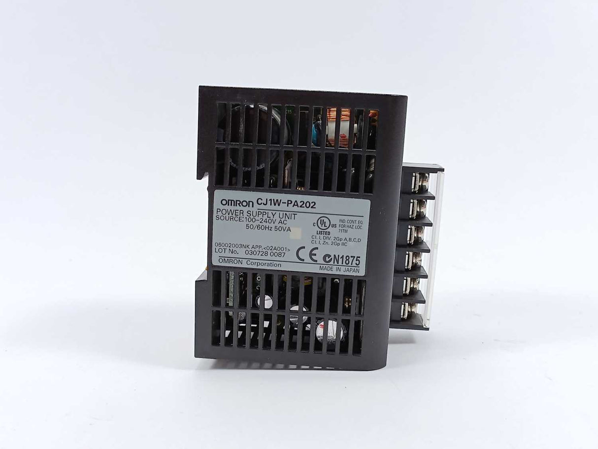 OMRON CJ1W-PA202 Power supply unit 100-240V AC