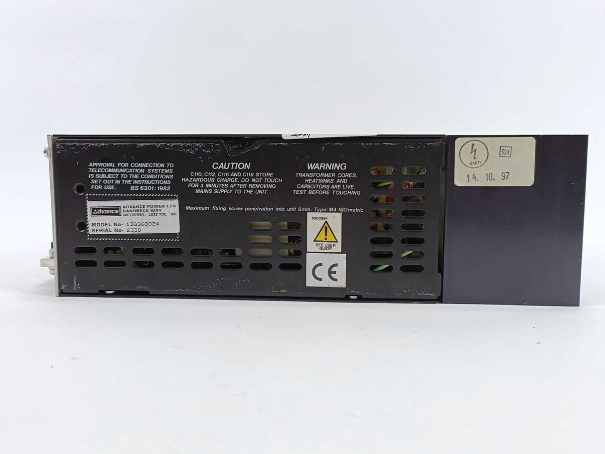 ADVANCE 13GS60024 Power Supply GS600-024