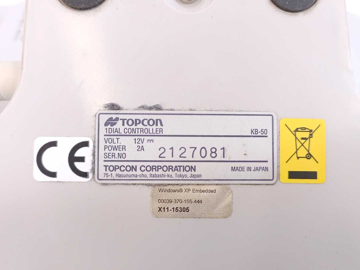 TOPCON CV-5000 Digital Phoropter Set CC-100XP projector, KB-50 controller
