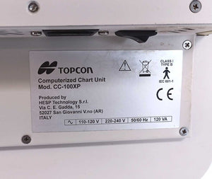 TOPCON CV-5000 Digital Phoropter Set CC-100XP projector, KB-50 controller