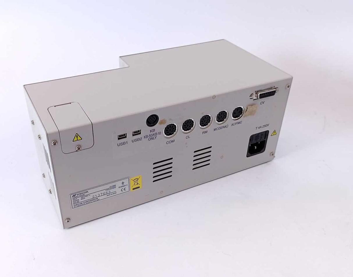 TOPCON CV-5000 Digital Phoropter Set CC-100XP projector, KB-50 controller