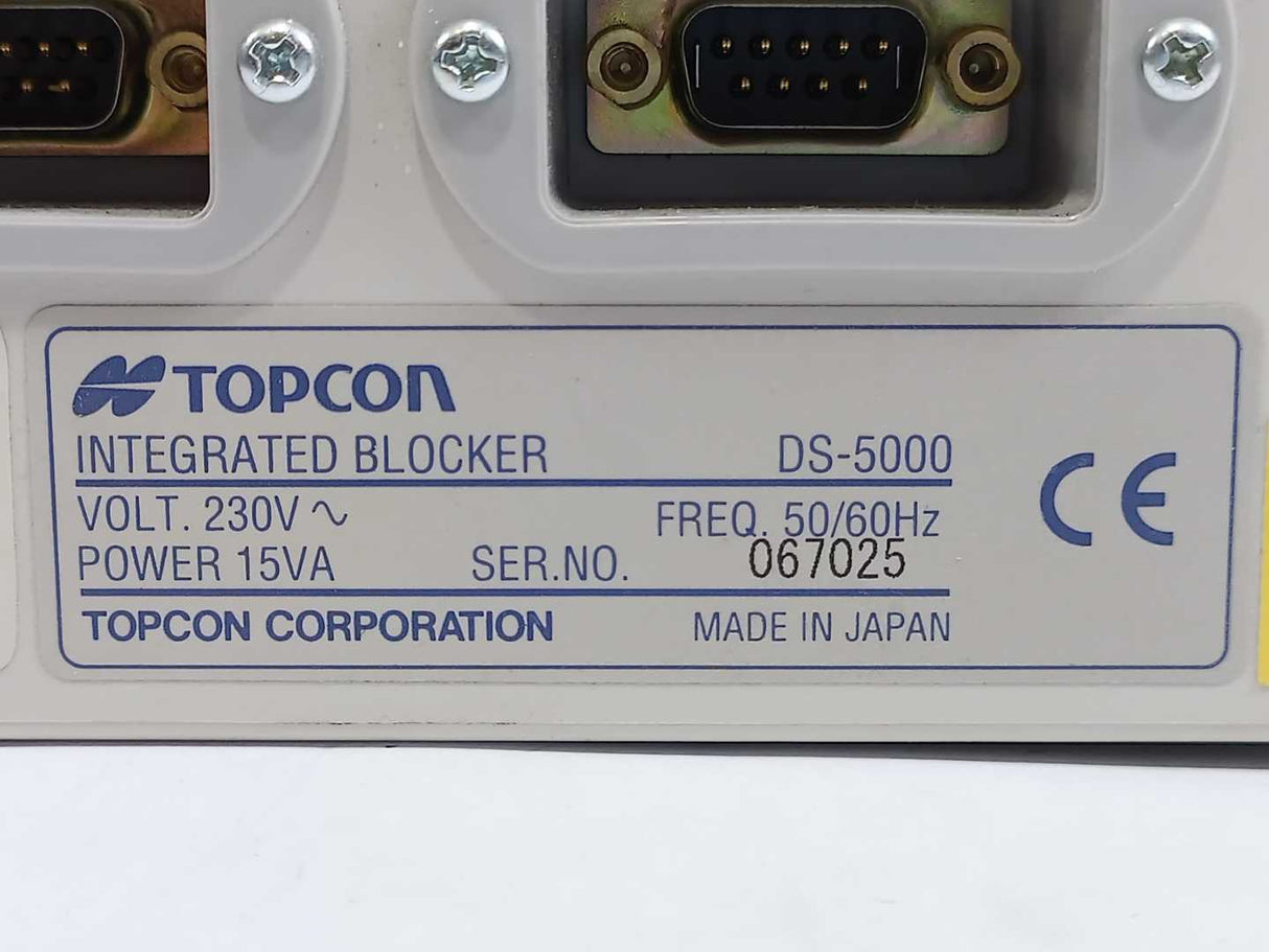 TOPCON DS-5000 Auto Blocker
