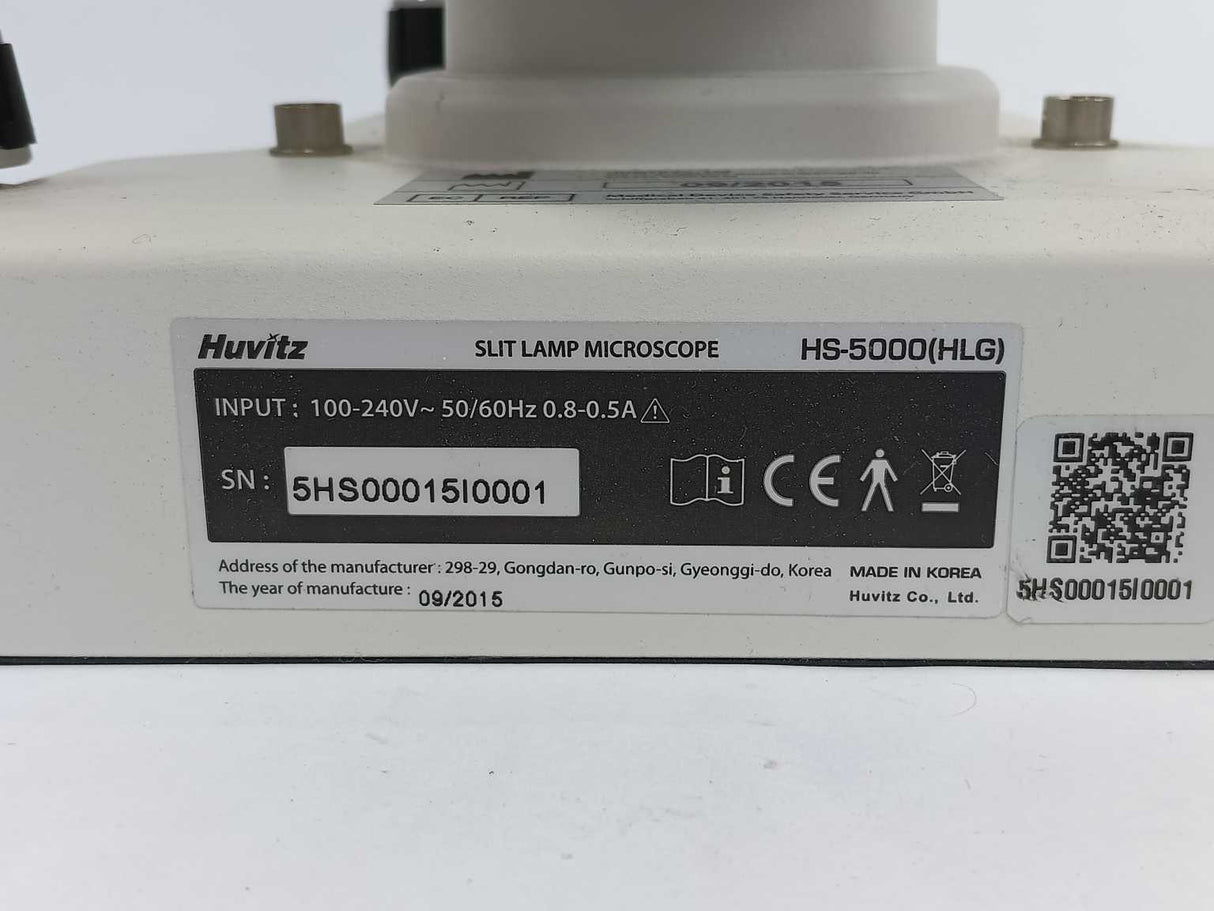 HUVITZ HS-5000 Slit Lamp Microscope