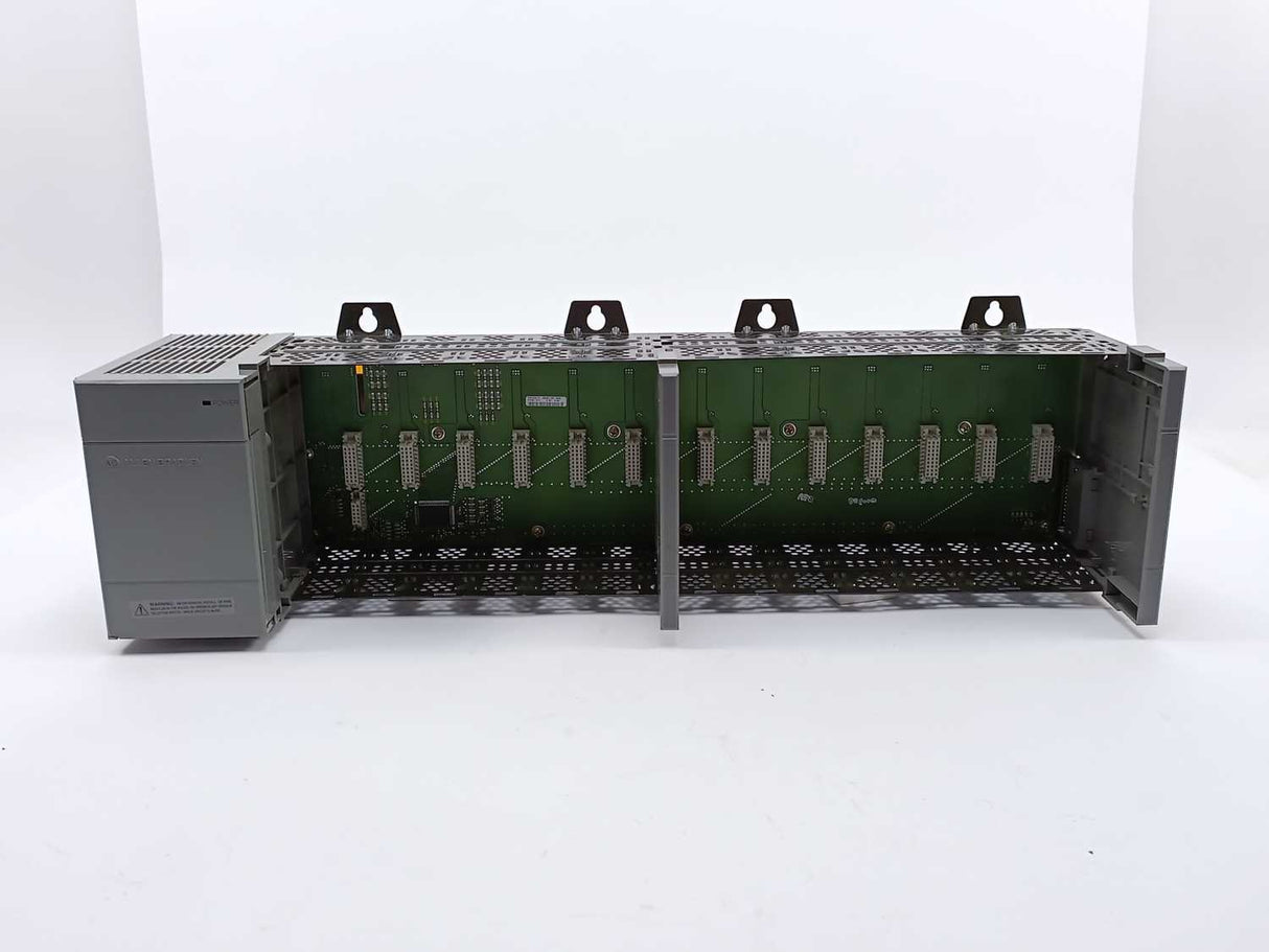 AB 1746-P2 Ser. C SLC 500 Power Supply w/ 1746-A13 Ser. B 13 Slot Rack