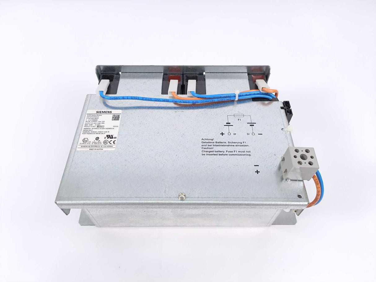 Siemens 6EP1935-6MF01 SITOP Battery Module/24V/12AH