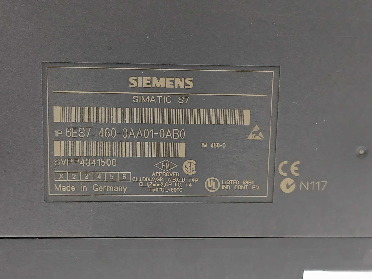 Siemens 6ES7460-0AA01-0AB0 Interface Module