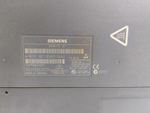 Siemens 6ES7407-0DA01-0AA0 SIMATIC S7-400 Power Supply PS407 4A