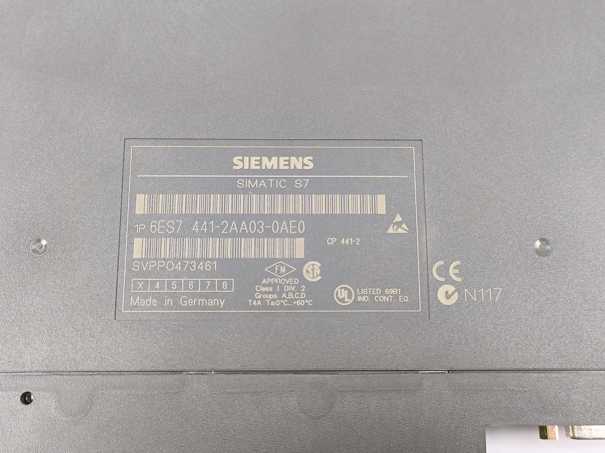 Siemens 6ES7441-2AA03-0AE0 SIMATIC S7-400 CP 441-2 Communication Module