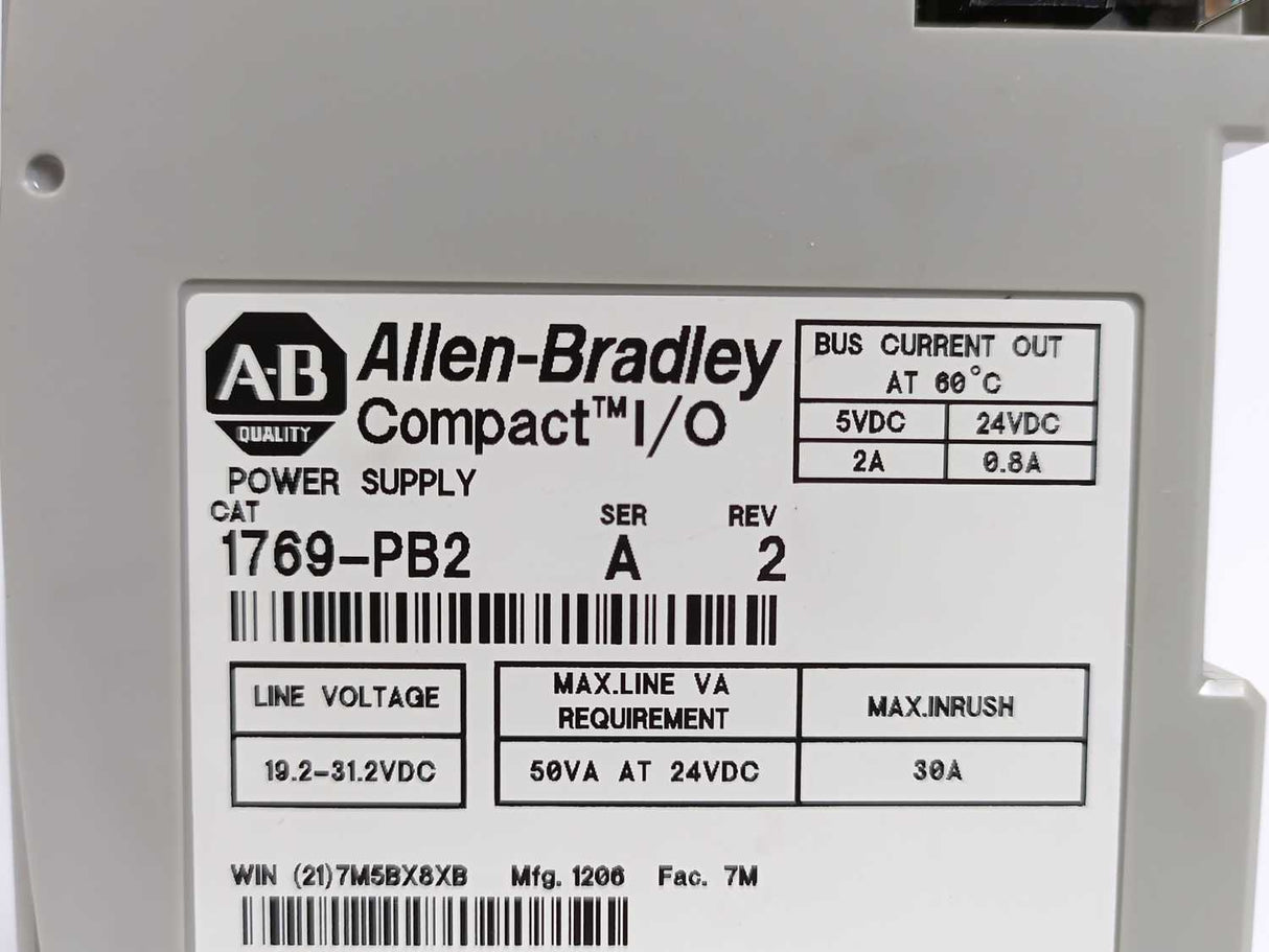 AB 1769-PB2 Ser. A  Compact I/O Power Supply