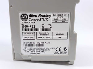 AB 1769-PB2 Ser. A , Rev. 2 Compact I/O Power Supply, 24VDC