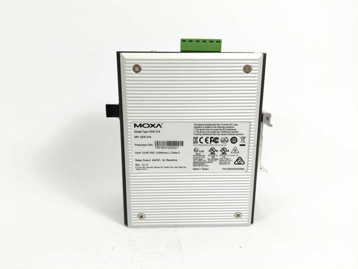 Moxa EDS-316 14-Port Ethernet Switch
