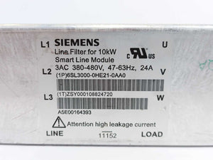Siemens 6SL3000-0HE21-0AA0 Line Filter for 10kW Smart Line Module