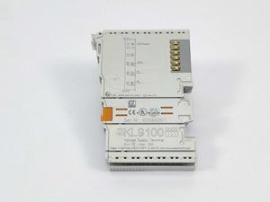 Beckhoff KL9100 Voltage Supply Terminal 24VDC  3 Pcs.