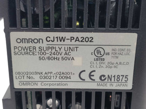 OMRON CJ1W-PA202 Power Supply Module 100-240V AC