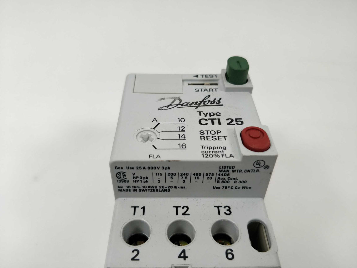 Danfoss CTI25 Circuit Breakers