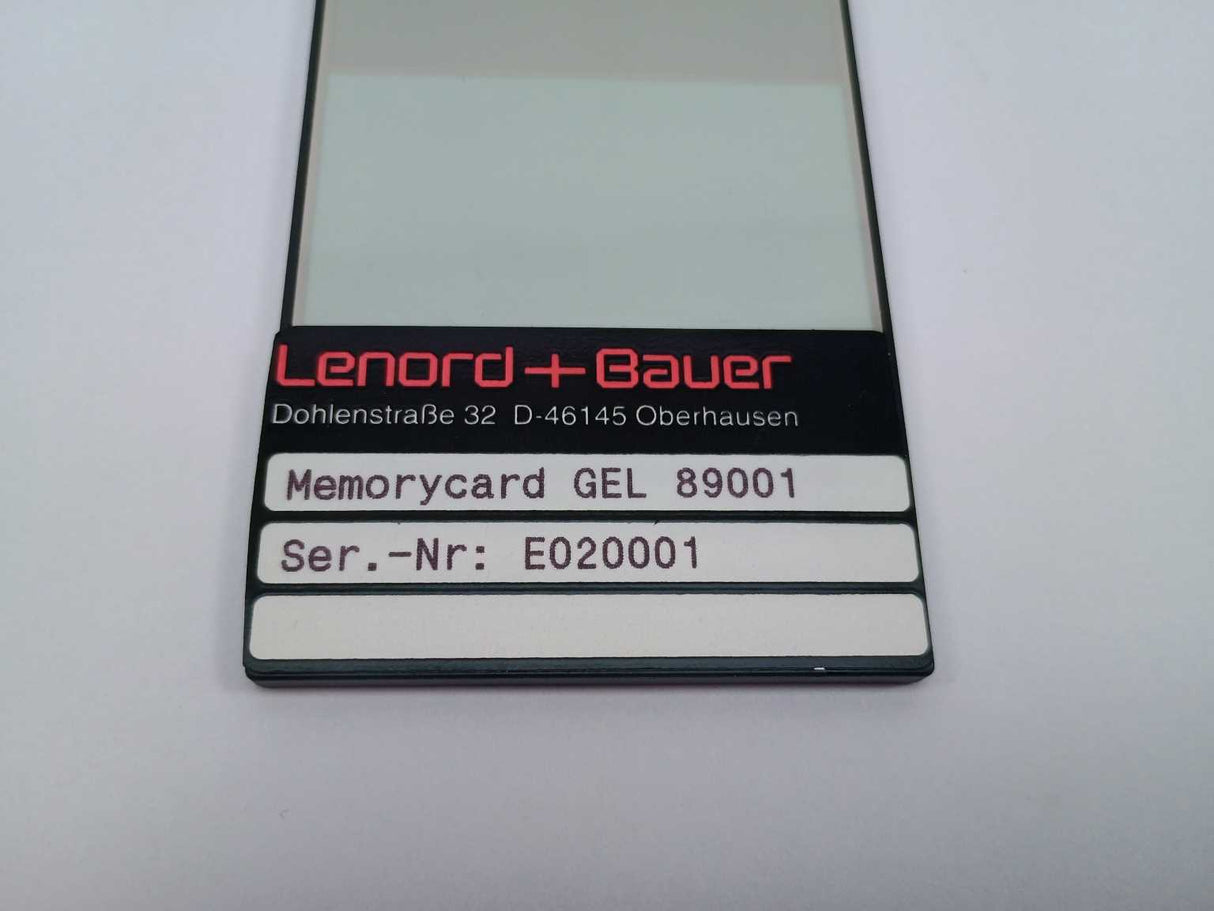 LENORD+BAUER GEL 89001 Memory Card