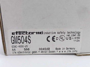 Ifm Electronic GM504S Fail-safe inductive sensor