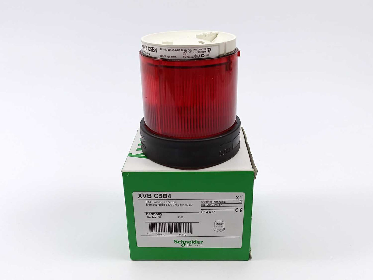 Schneider Electric XVBC5B4 / XVB CB4 RED Flashing LED Unit