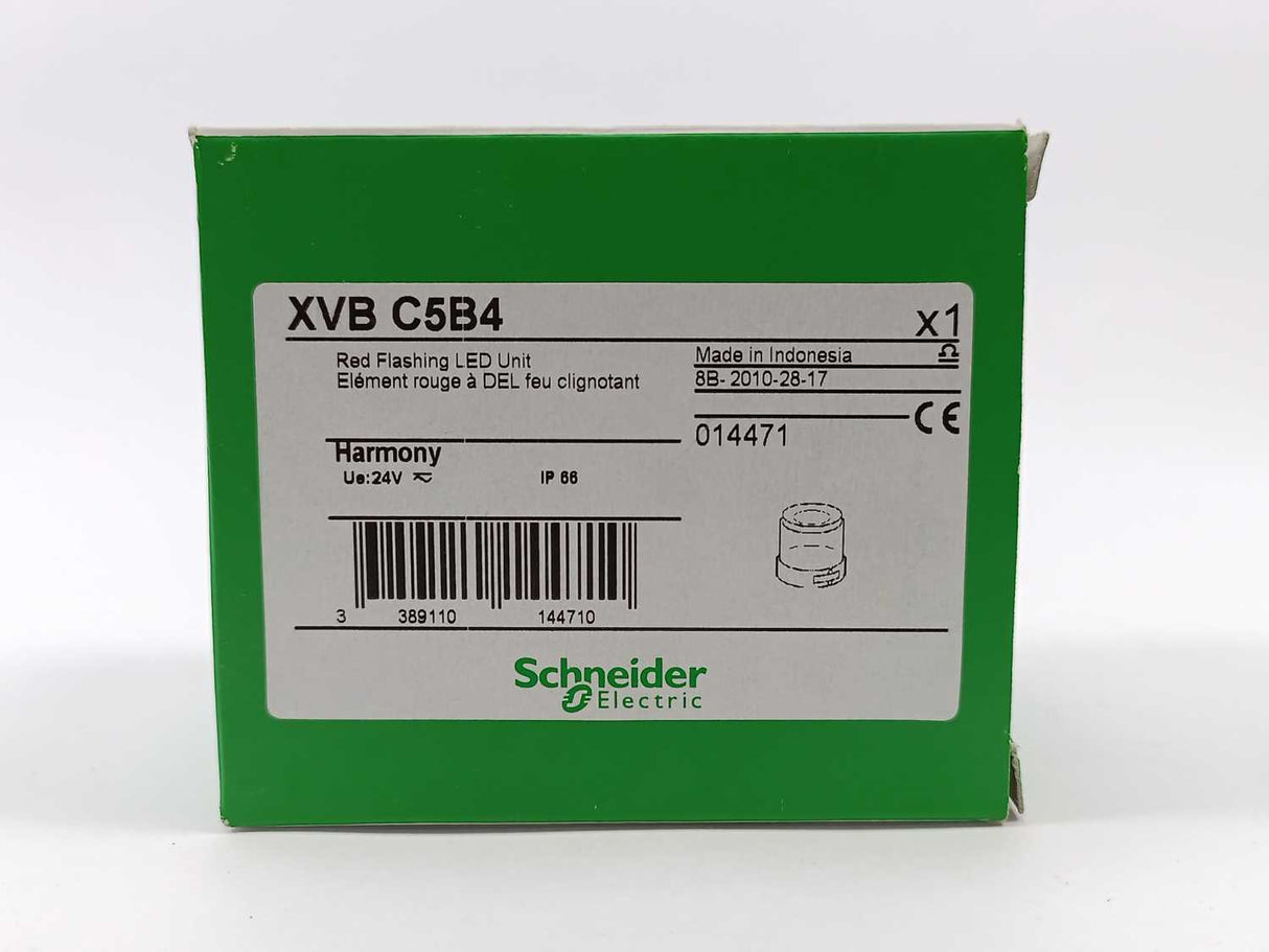 Schneider Electric XVBC5B4 / XVB CB4 RED Flashing LED Unit