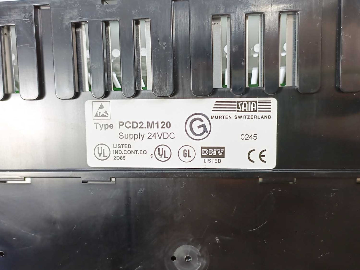 Saia-Burgess PCD2.M120 PCD2 Control Services Supply 24VDC