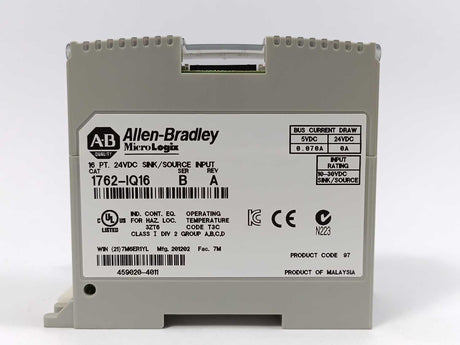 AB 1762-IQ16 Ser. B I/O Module