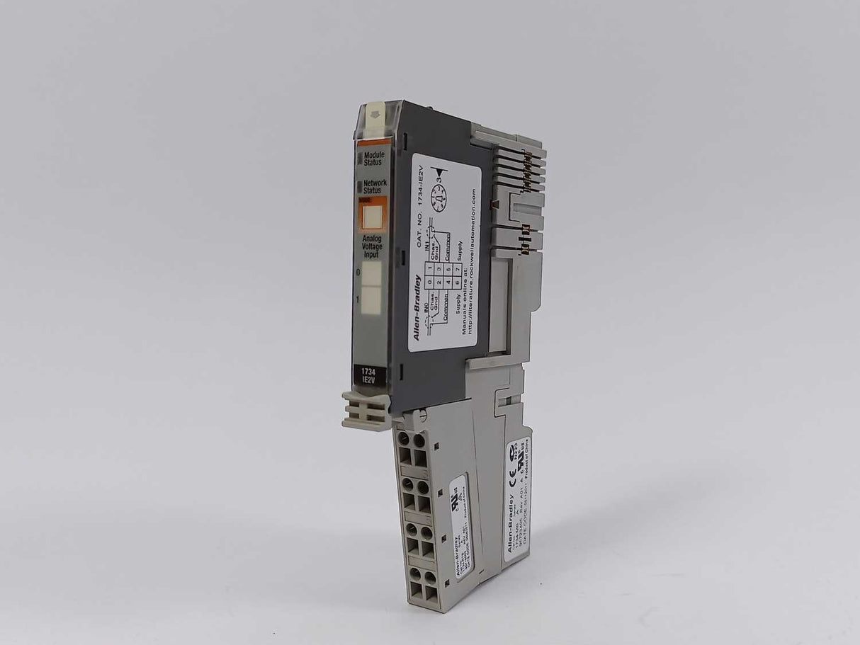 AB 1734-IE2V Ser. C Analog Input Module with 1734-MB & 1734-RTB