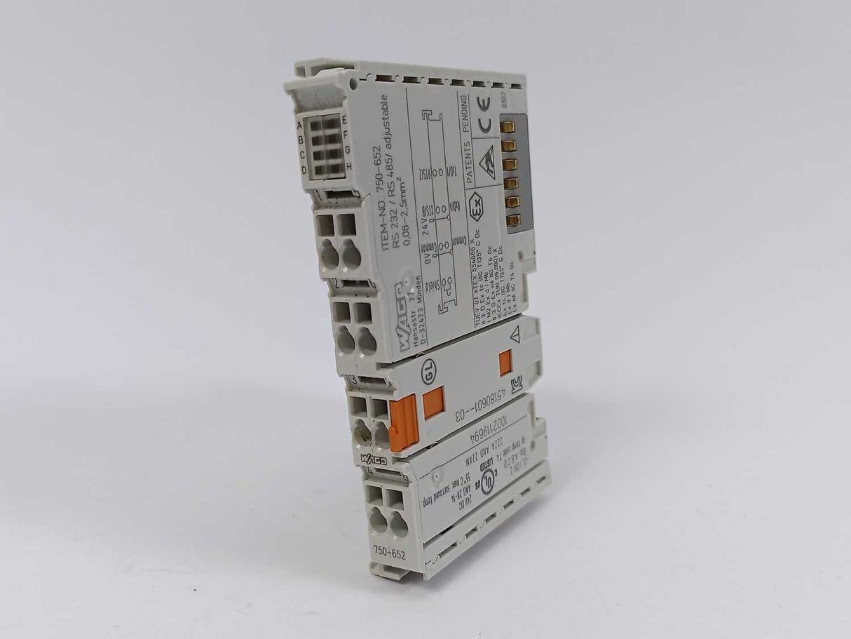 Wago 750-652 WAGO-I/O-SYSTEM, RS-232/485 Interface